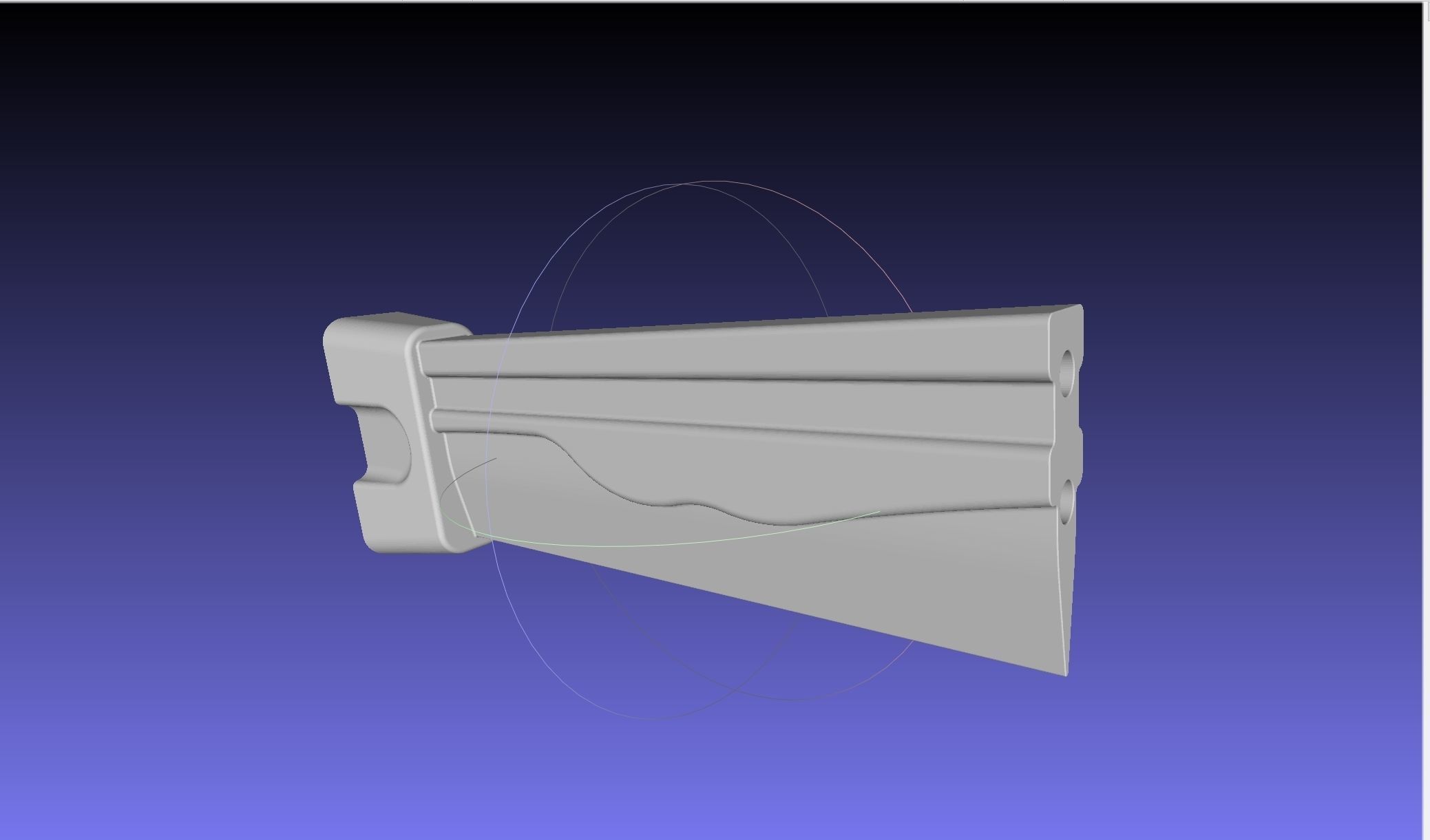 Overwatch Young Genji Dragonblade Sword And Sheath Assembly 3D print model_31