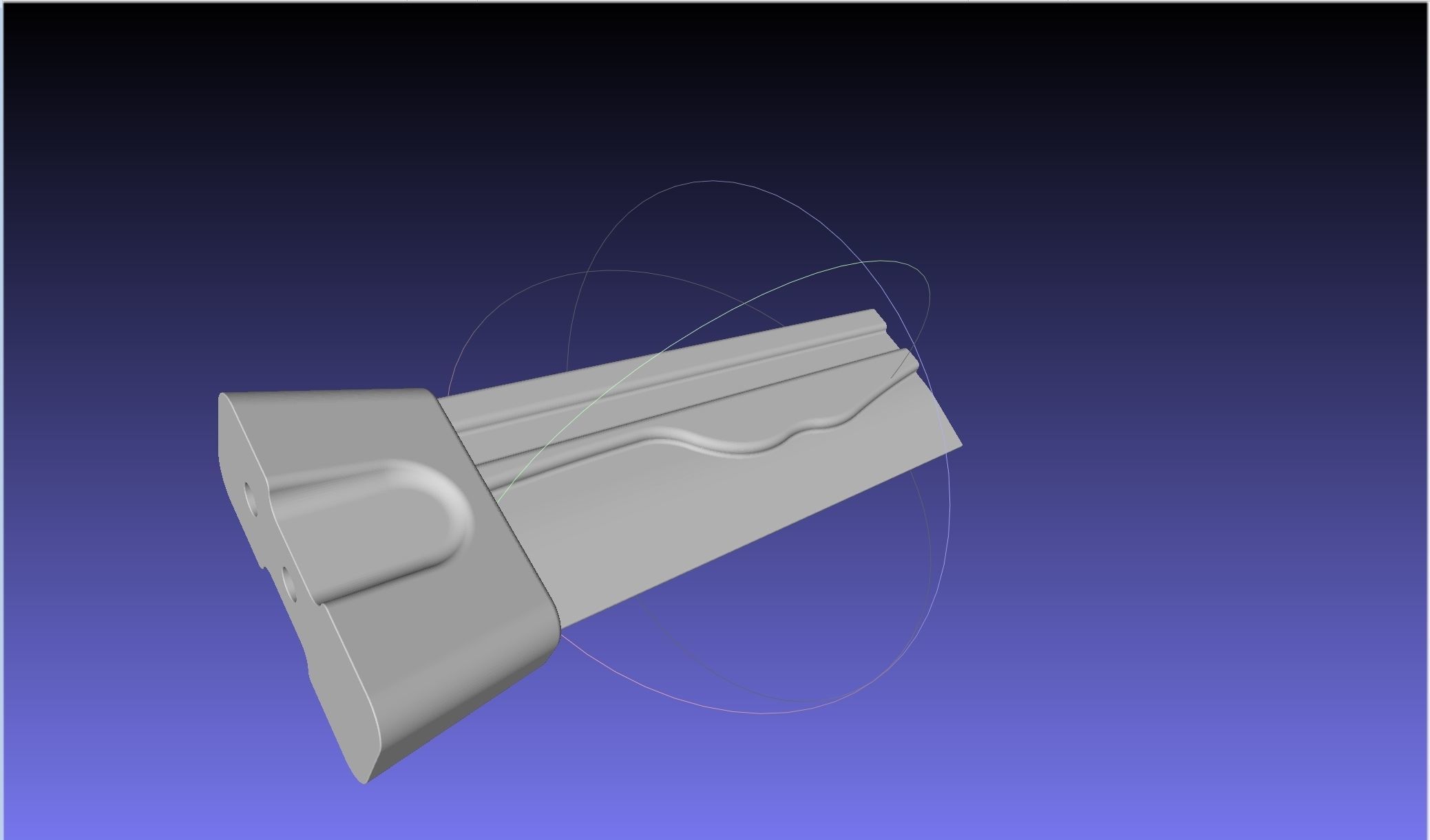 Overwatch Young Genji Dragonblade Sword And Sheath Assembly 3D print model_35