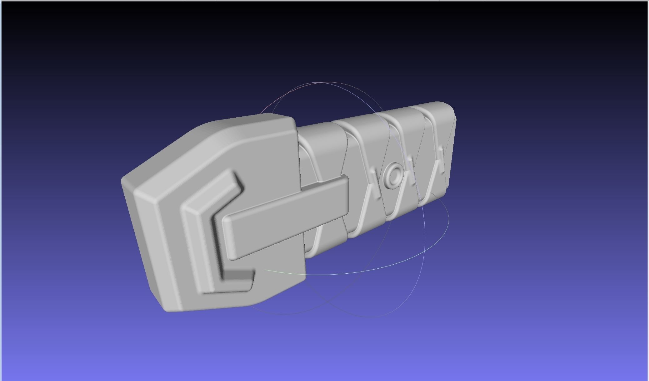 Overwatch Young Genji Dragonblade Sword And Sheath Assembly 3D print model_22