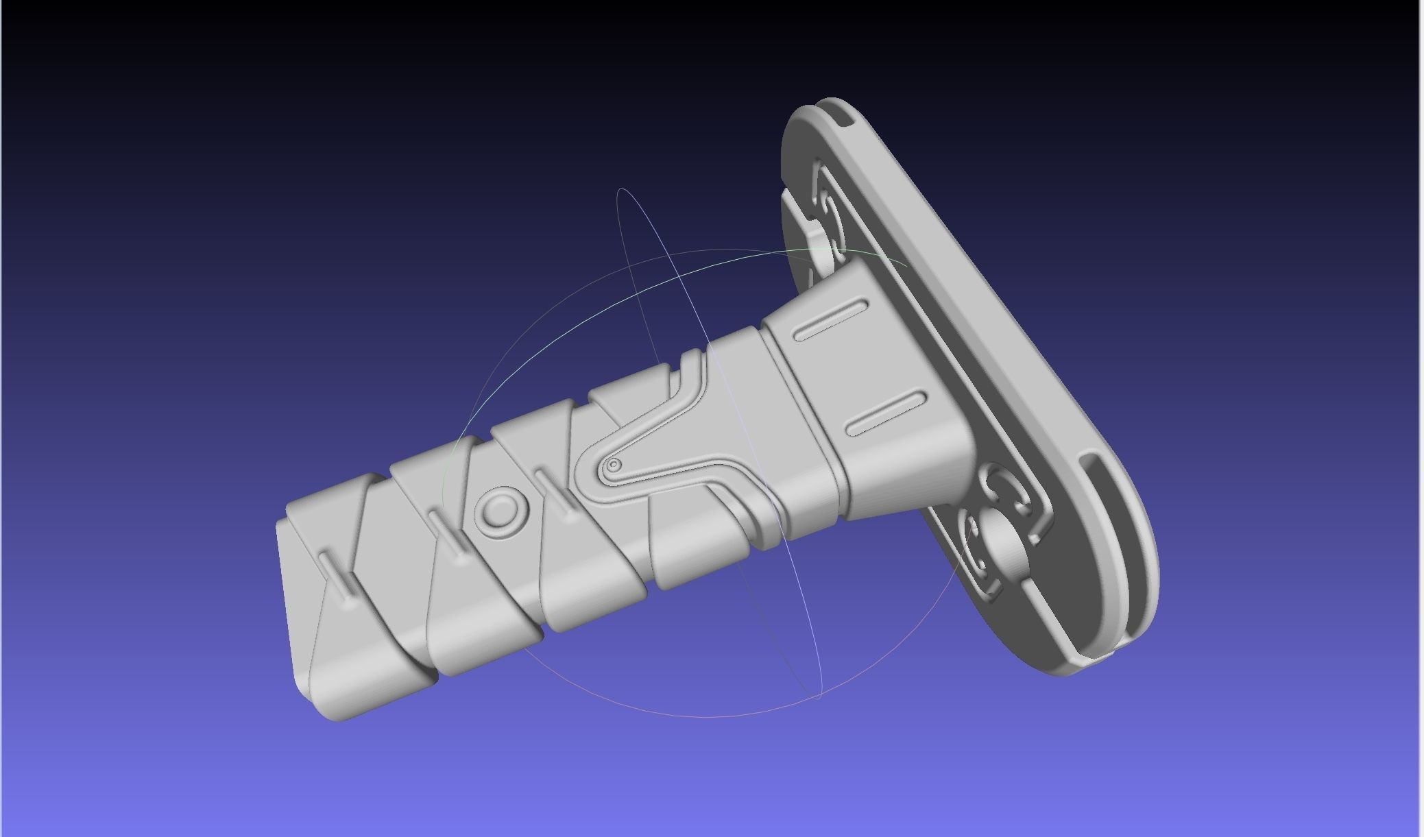 Overwatch Young Genji Dragonblade Sword And Sheath Assembly 3D print model_29