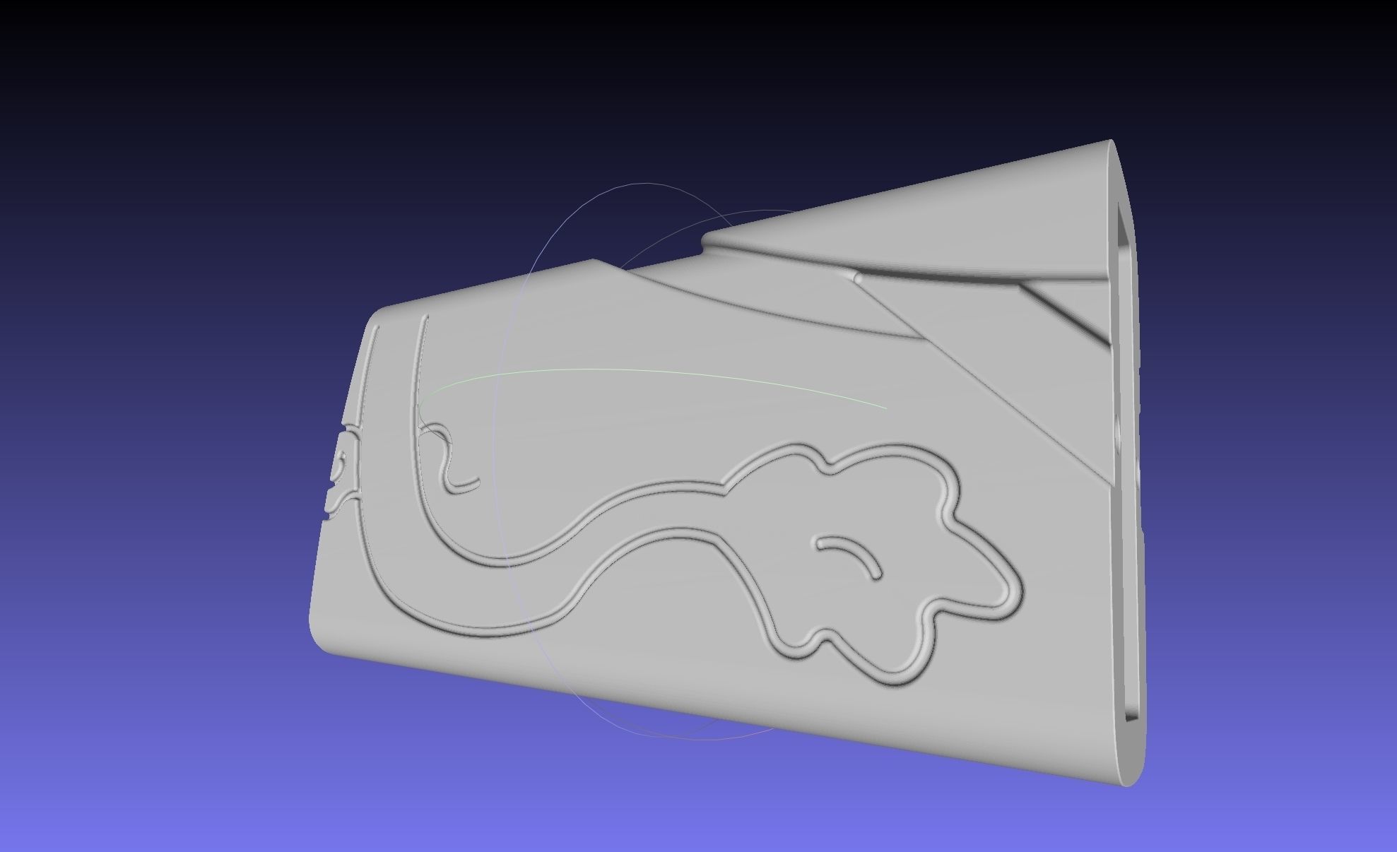Overwatch Young Genji Dragonblade Sword And Sheath Assembly 3D print model_73