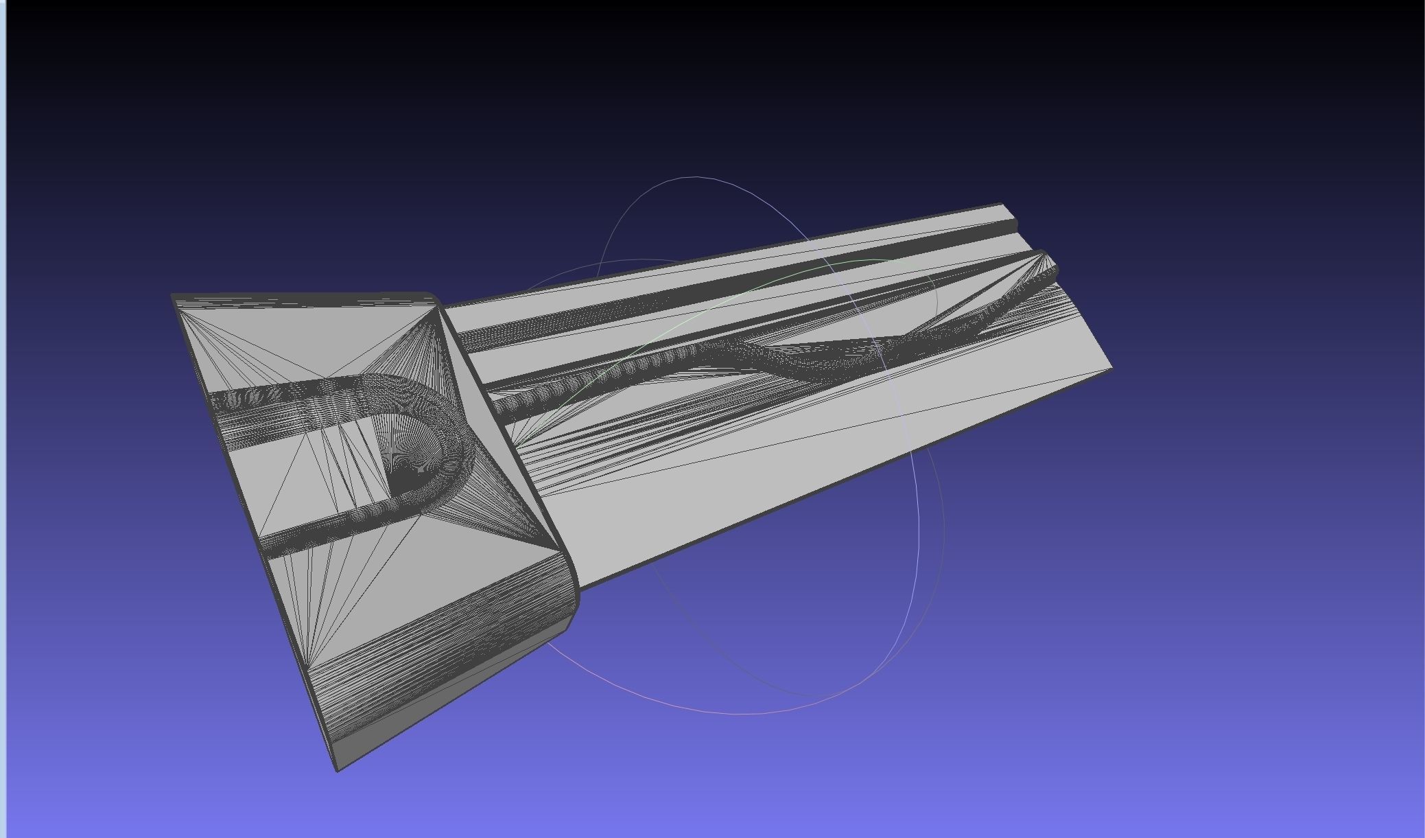 Overwatch Young Genji Dragonblade Sword And Sheath Assembly 3D print model_36