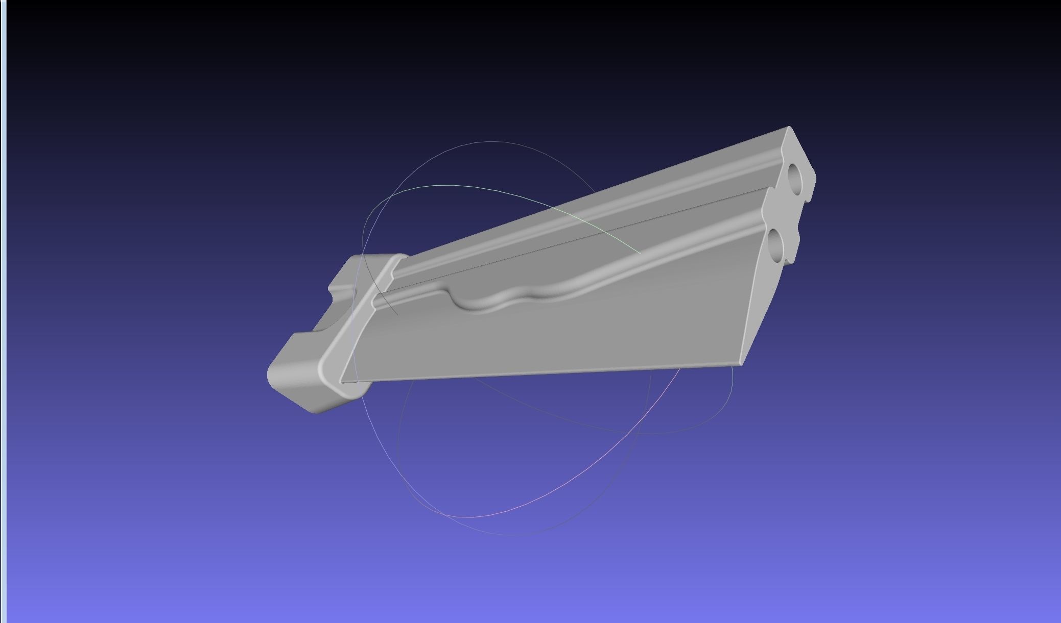 Overwatch Young Genji Dragonblade Sword And Sheath Assembly 3D print model_32
