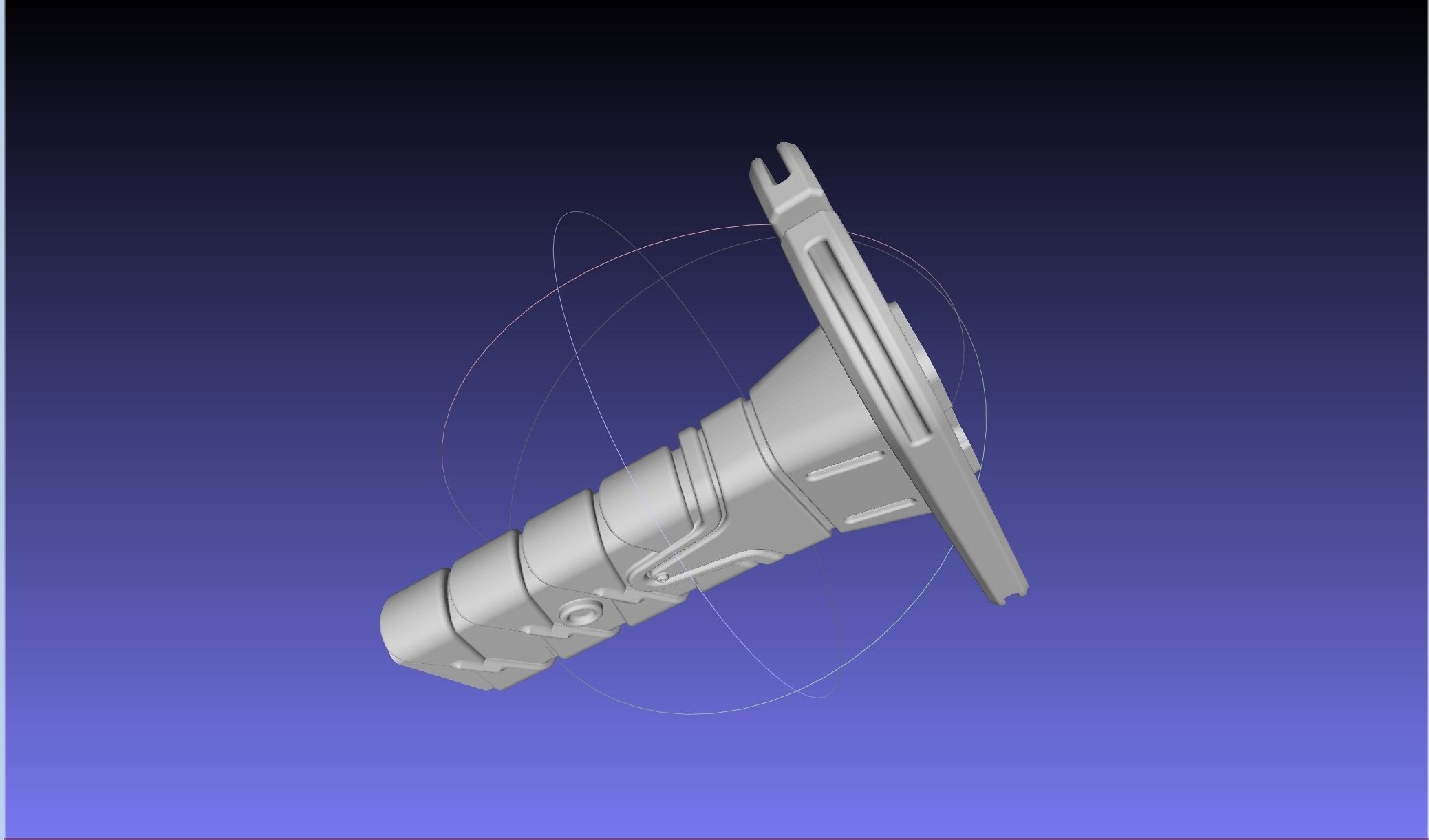 Overwatch Young Genji Dragonblade Sword And Sheath Assembly 3D print model_25