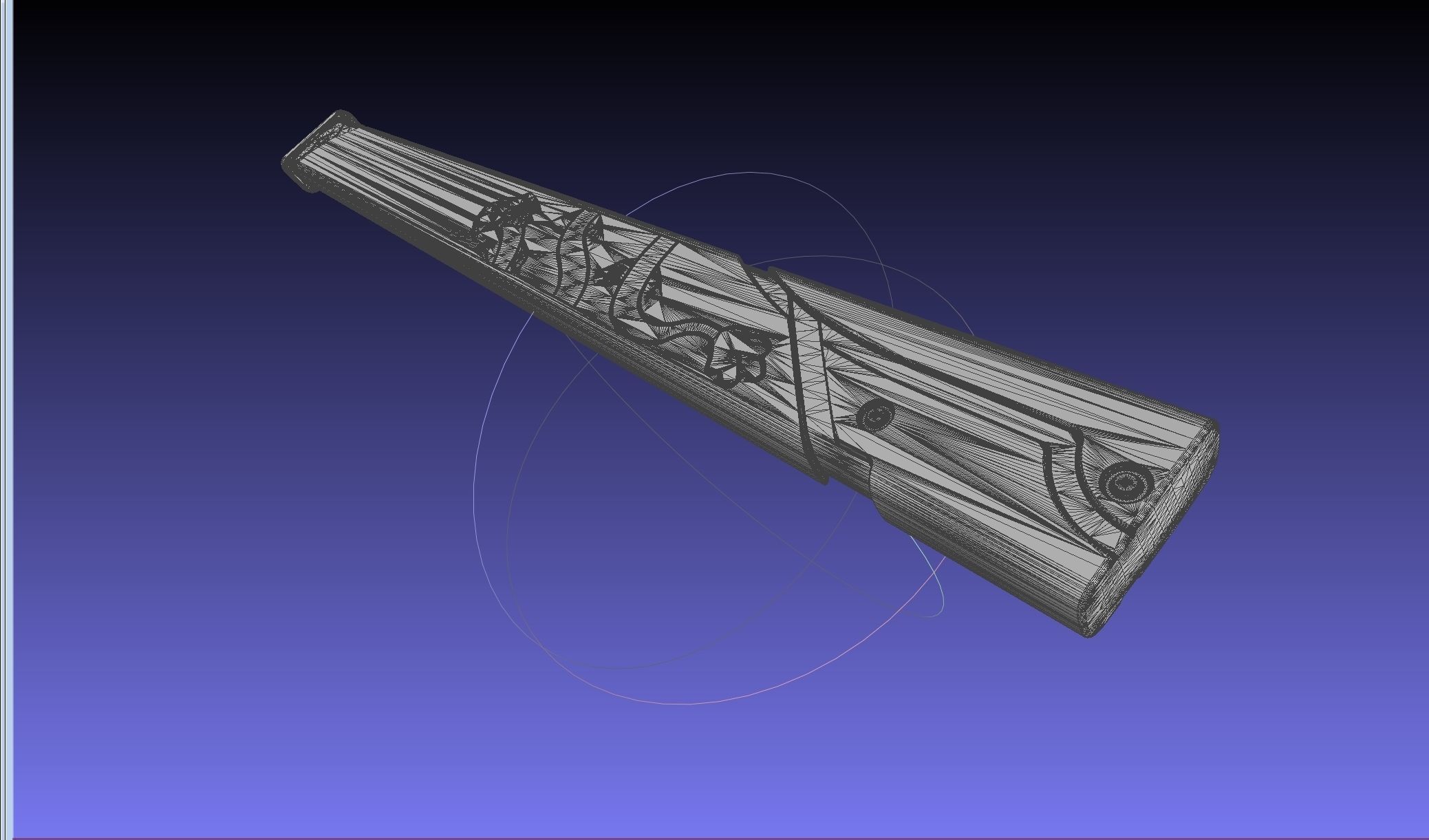 Overwatch Young Genji Dragonblade Sword And Sheath Assembly 3D print model_59