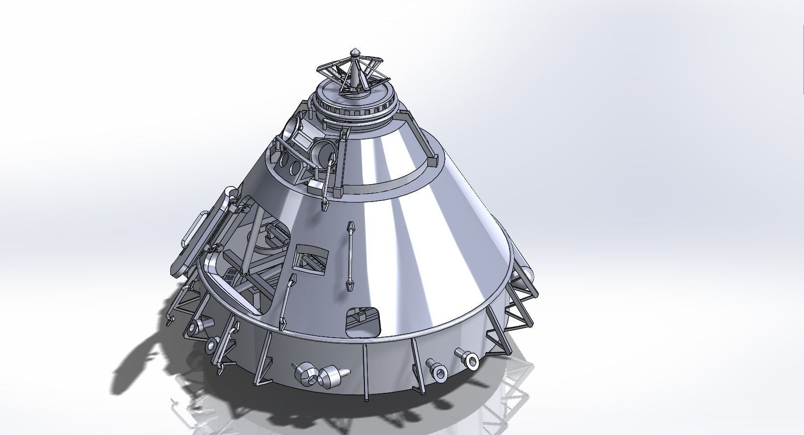 Apollo Command Module 3D model_10