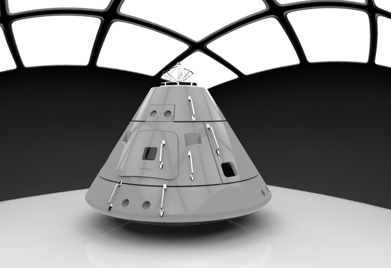 Apollo Command Module 3D model_5