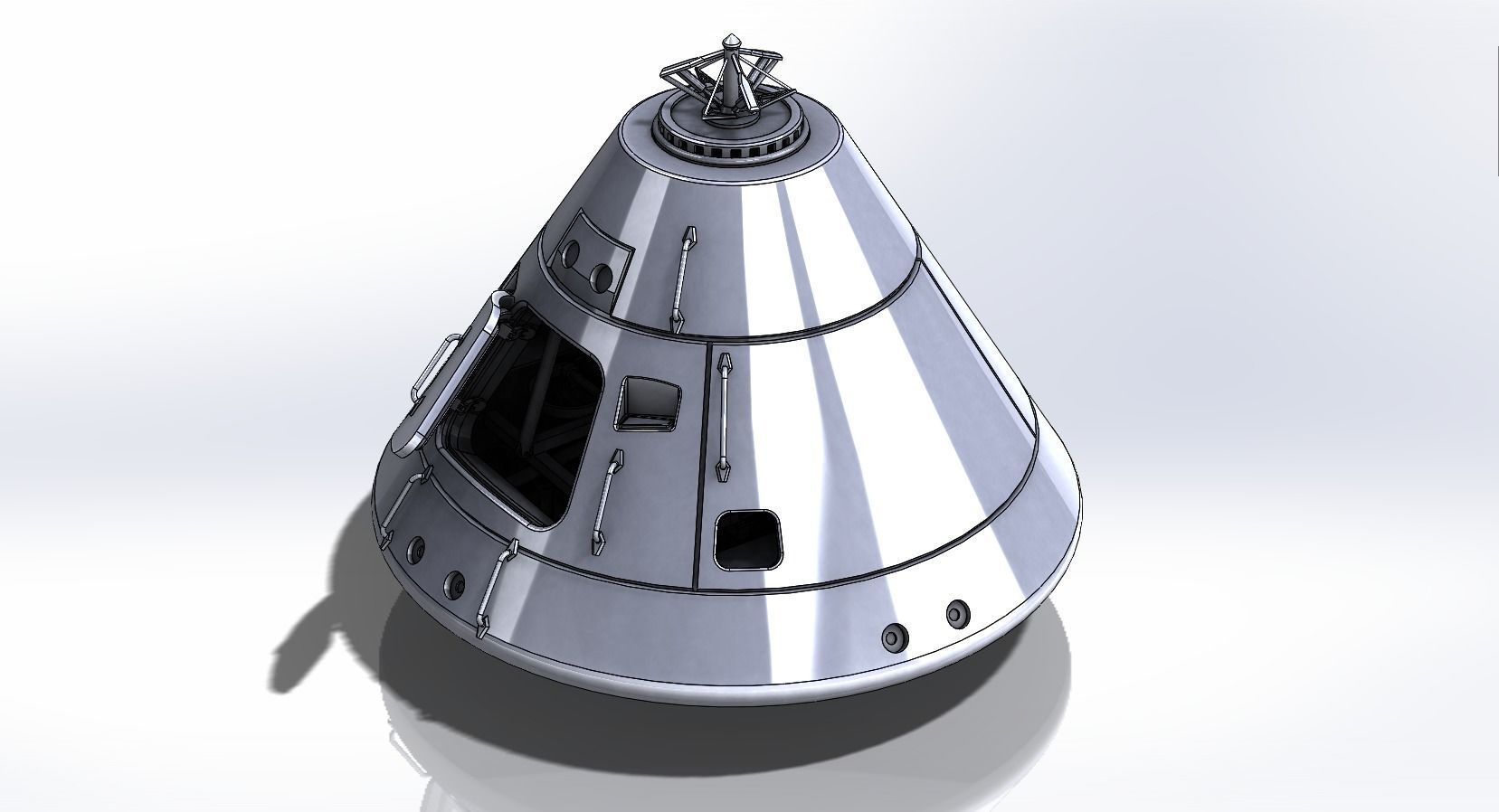 Apollo Command Module 3D model_7