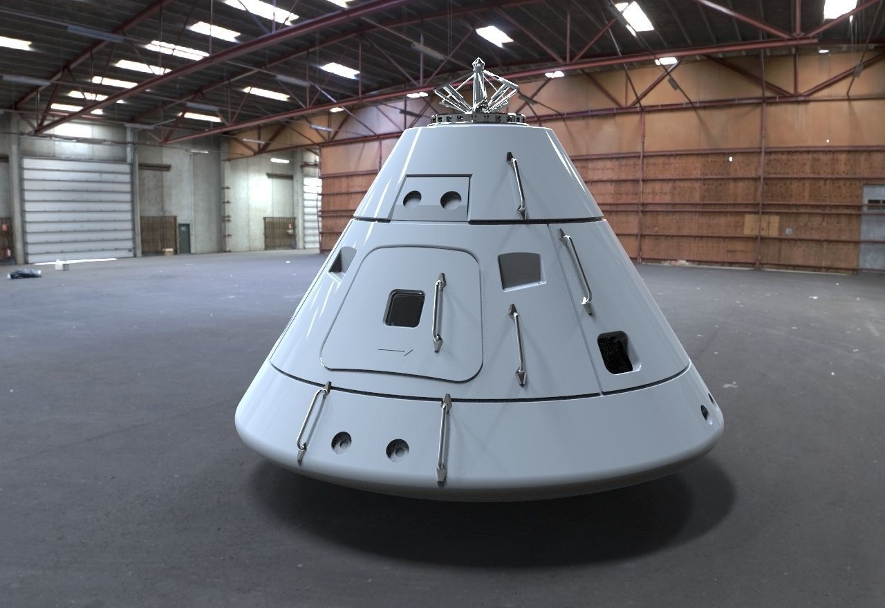 Apollo Command Module 3D model_2