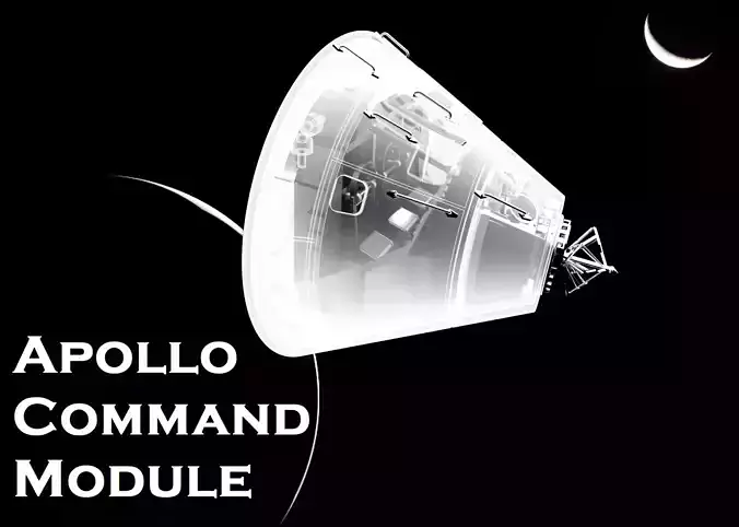  Apollo Command Module 3D model