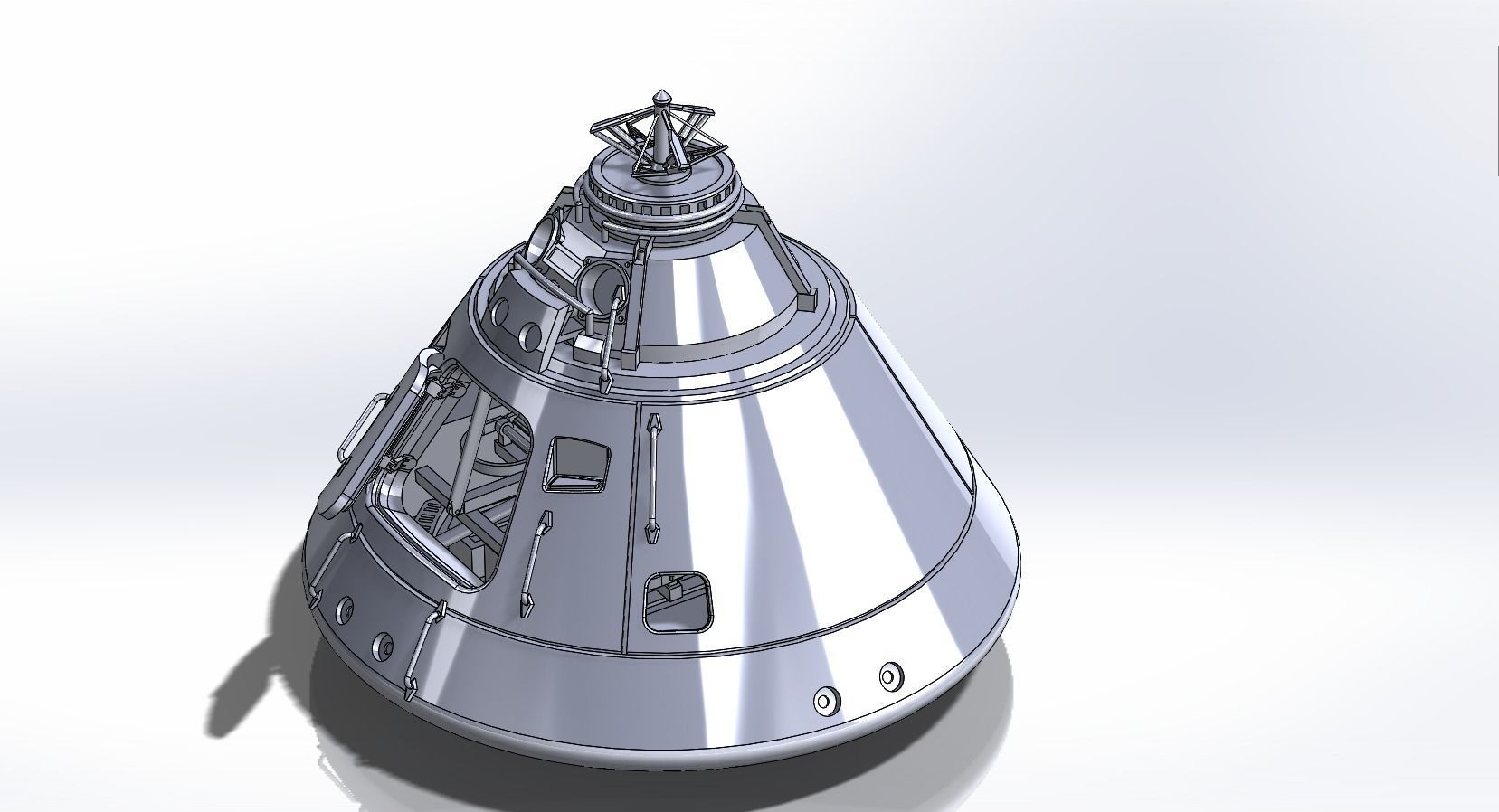 Apollo Command Module 3D model_9