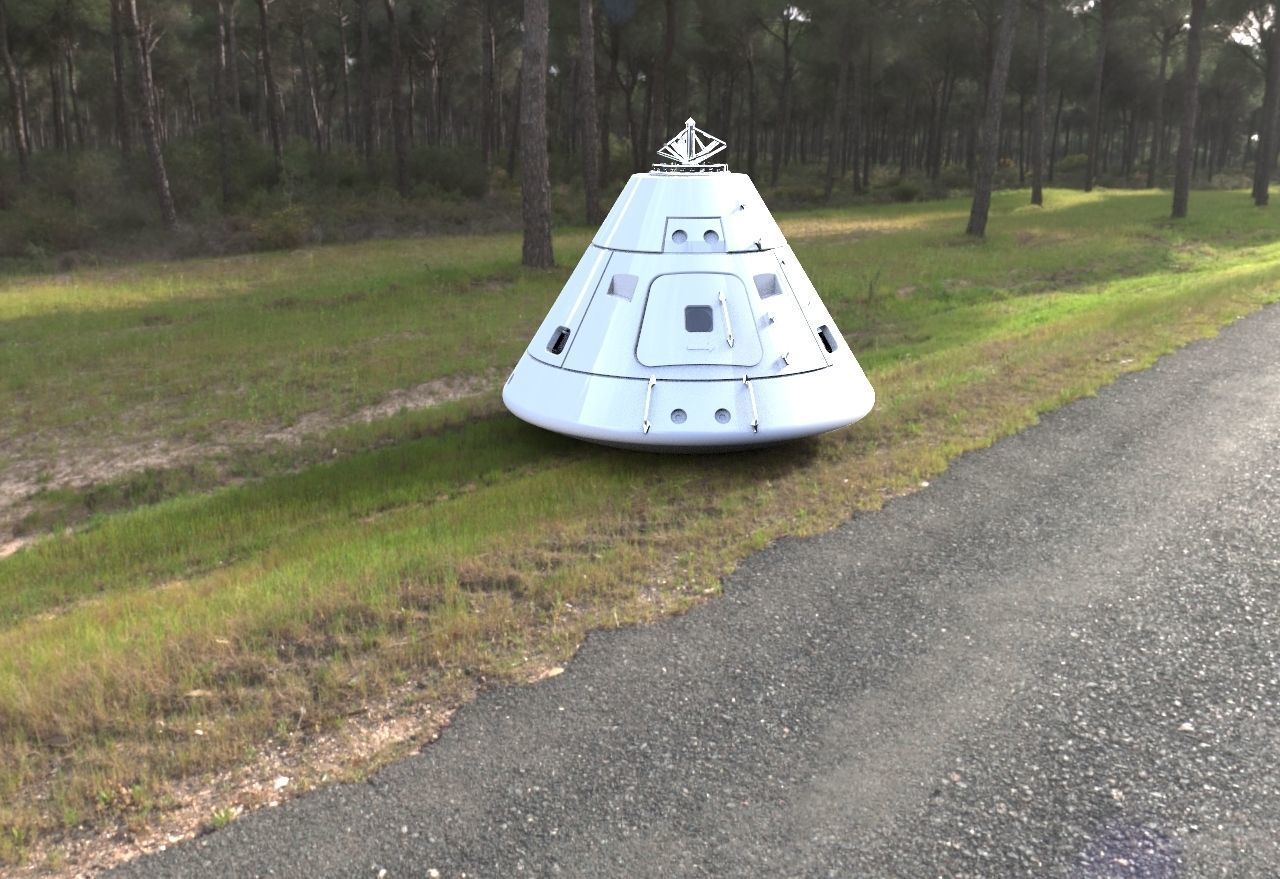 Apollo Command Module 3D model_3