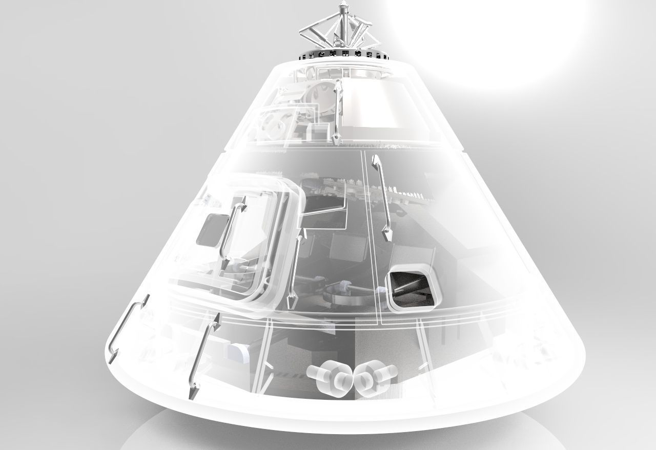 Apollo Command Module 3D model_6