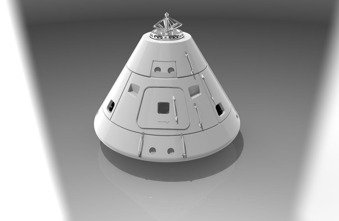 Apollo Command Module 3D model_4