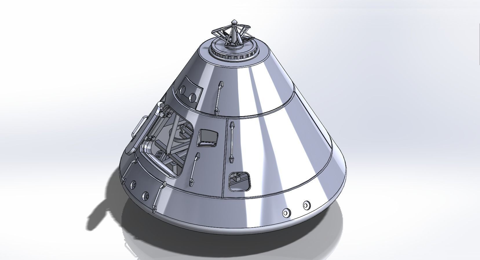 Apollo Command Module 3D model_8