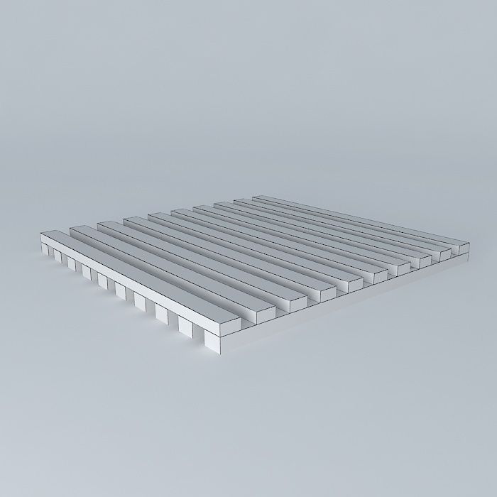 Deck Wood Madeira Free 3D model_4