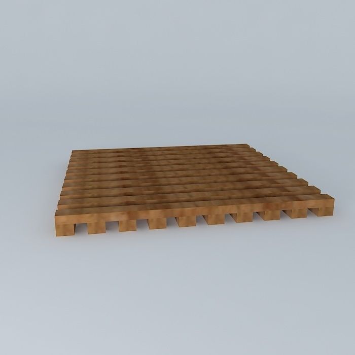 Deck Wood Madeira Free 3D model_2