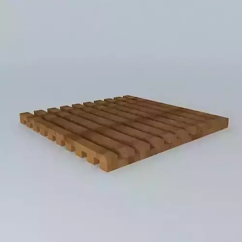 Deck Wood Madeira Free 3D model