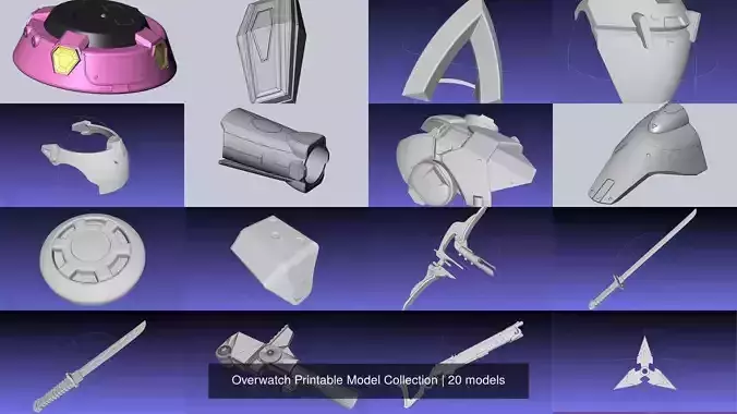 Overwatch Printable Model Collection 