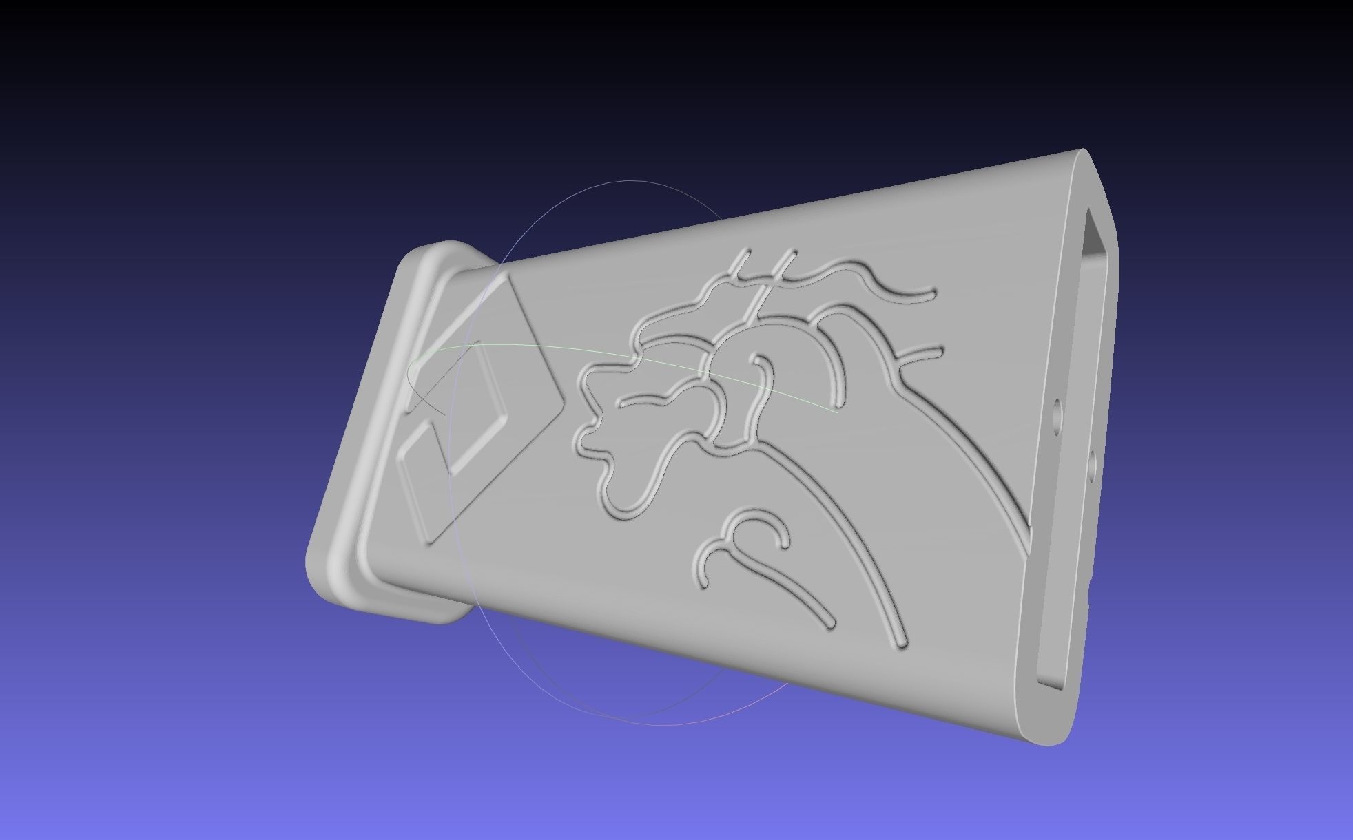 Overwatch Young Genji Wakizashi Shortsword And Sheath 3D print model_4