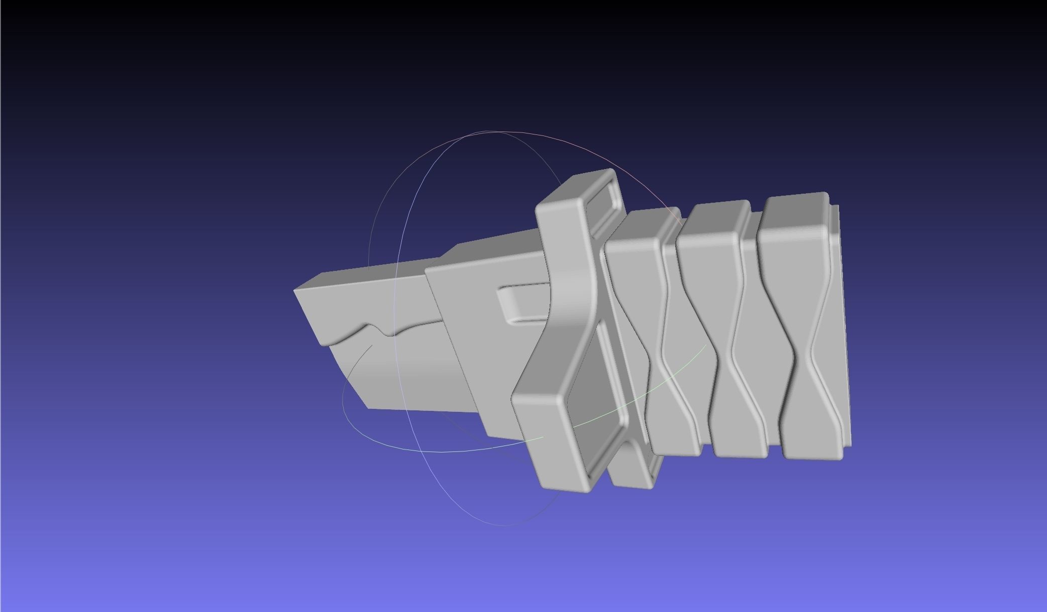 Overwatch Young Genji Wakizashi Shortsword And Sheath 3D print model_23