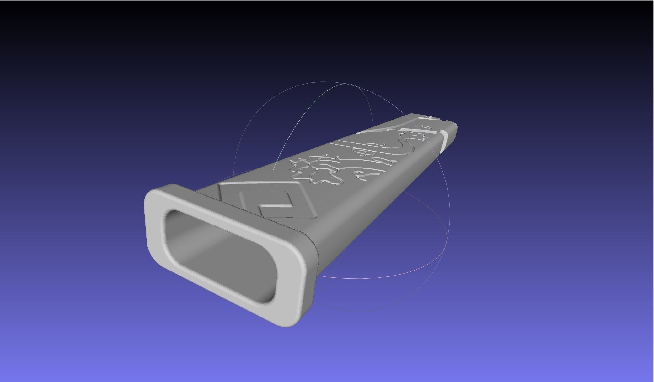 Overwatch Young Genji Wakizashi Shortsword And Sheath 3D print model_5