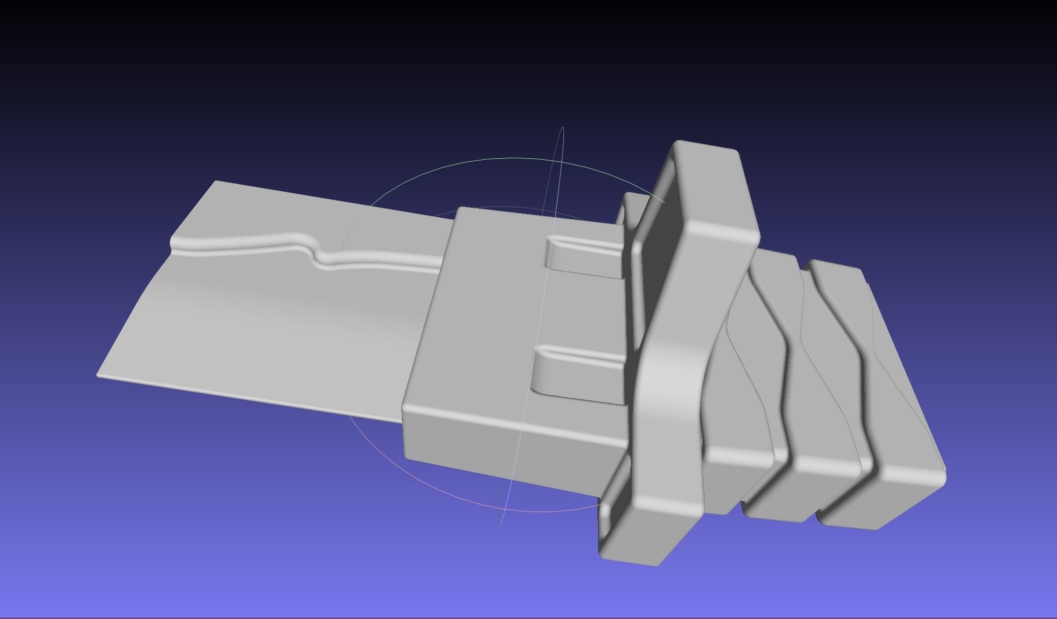 Overwatch Young Genji Wakizashi Shortsword And Sheath 3D print model_22