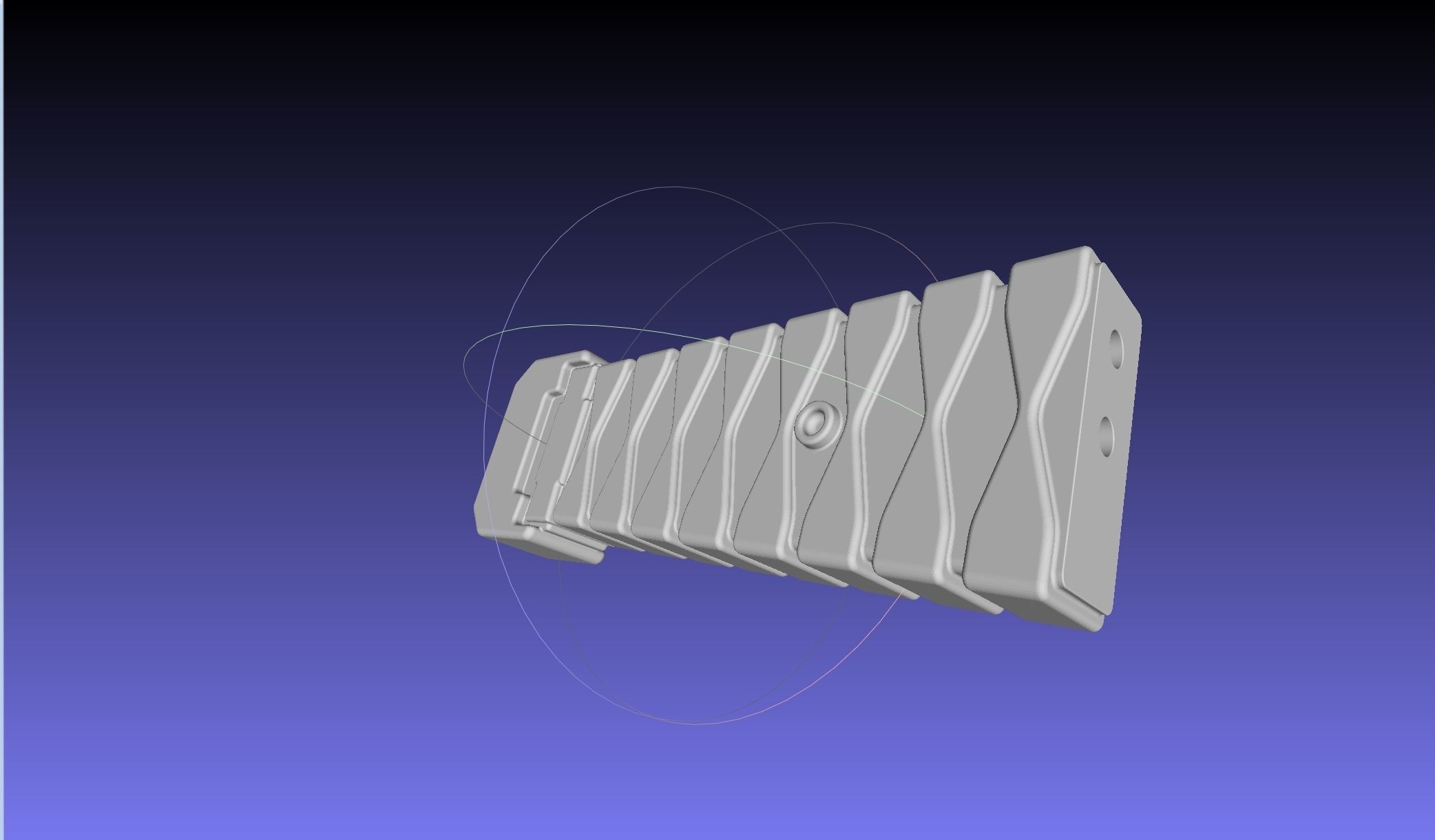 Overwatch Young Genji Wakizashi Shortsword And Sheath 3D print model_17