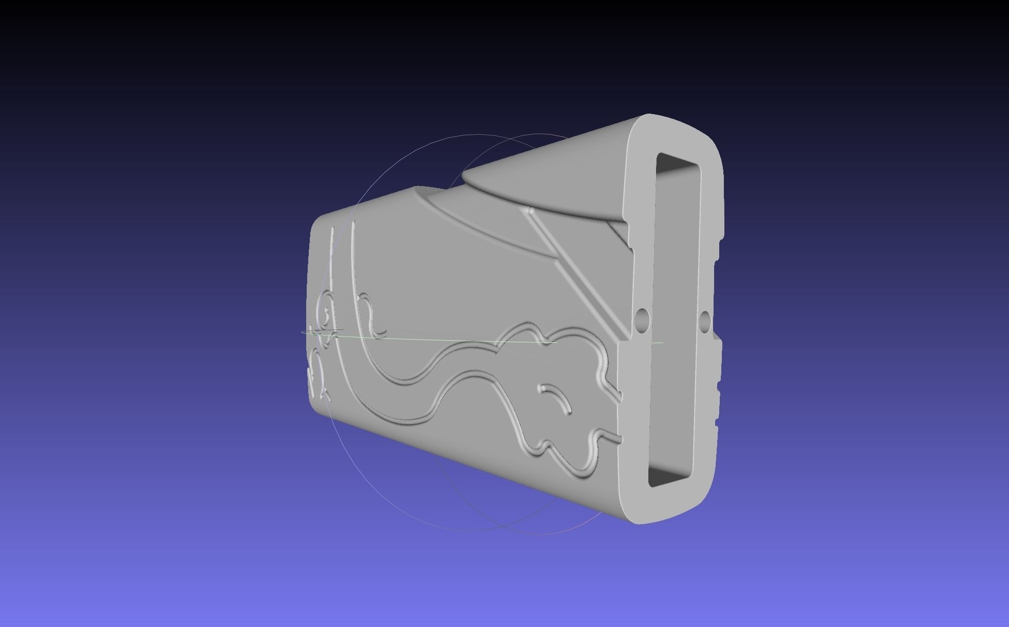 Overwatch Young Genji Wakizashi Shortsword And Sheath 3D print model_10