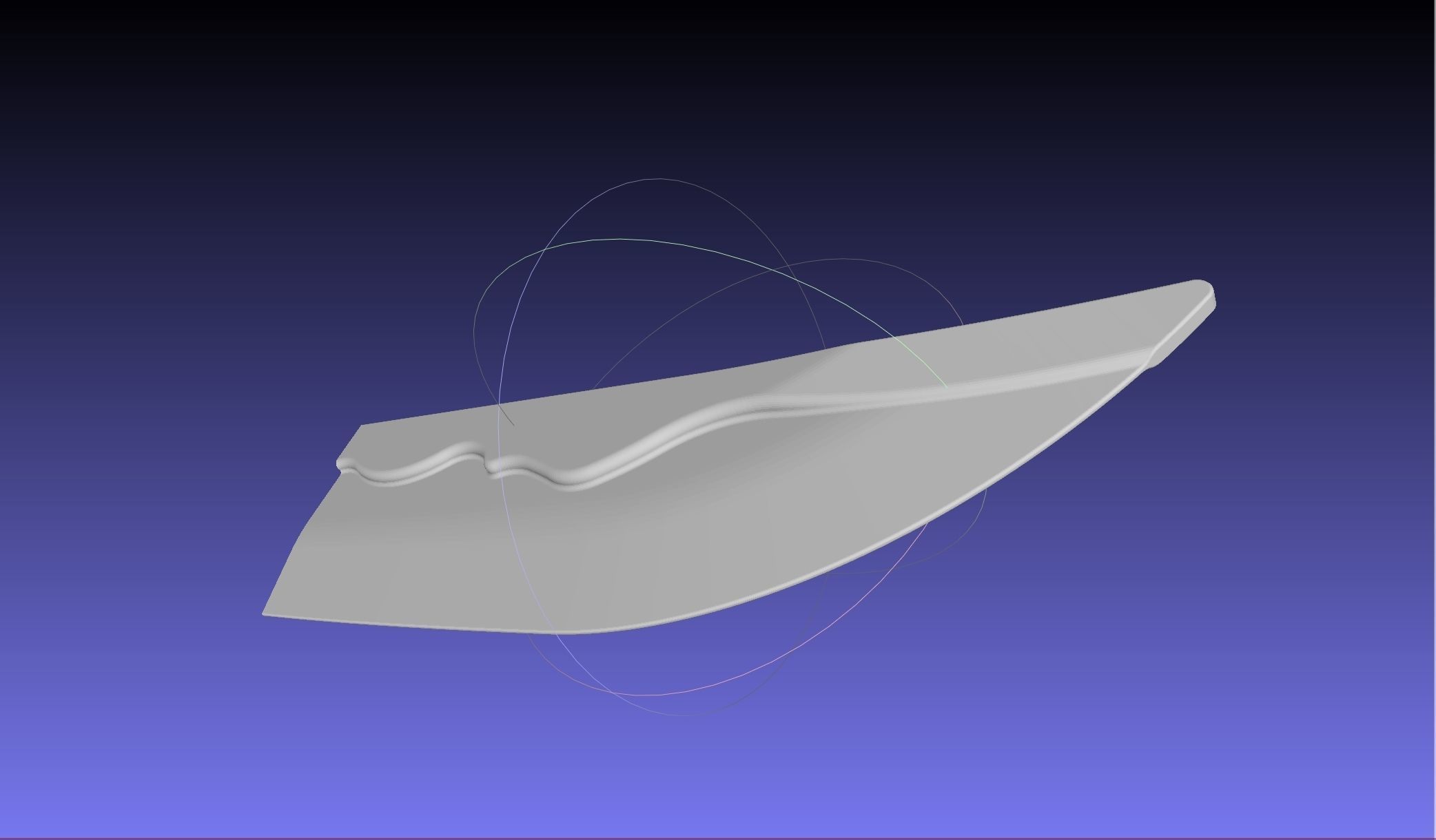 Overwatch Young Genji Wakizashi Shortsword And Sheath 3D print model_6