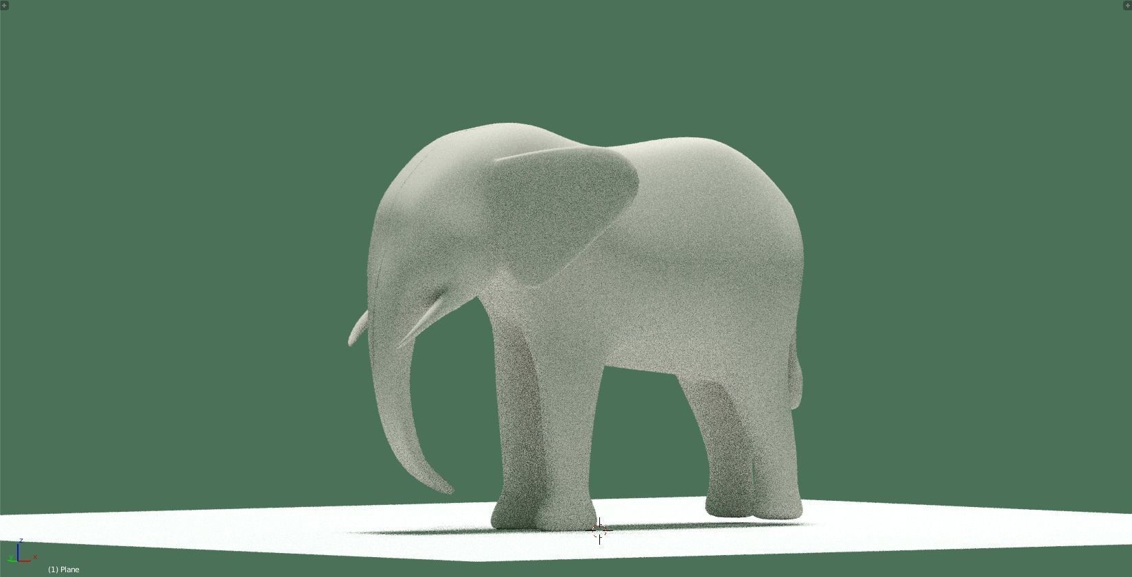 elephant Free low-poly 3D model_2