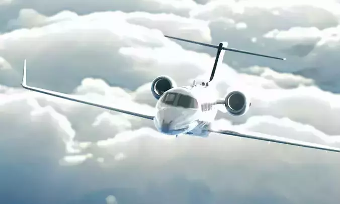 Lear Jet 45 3D model