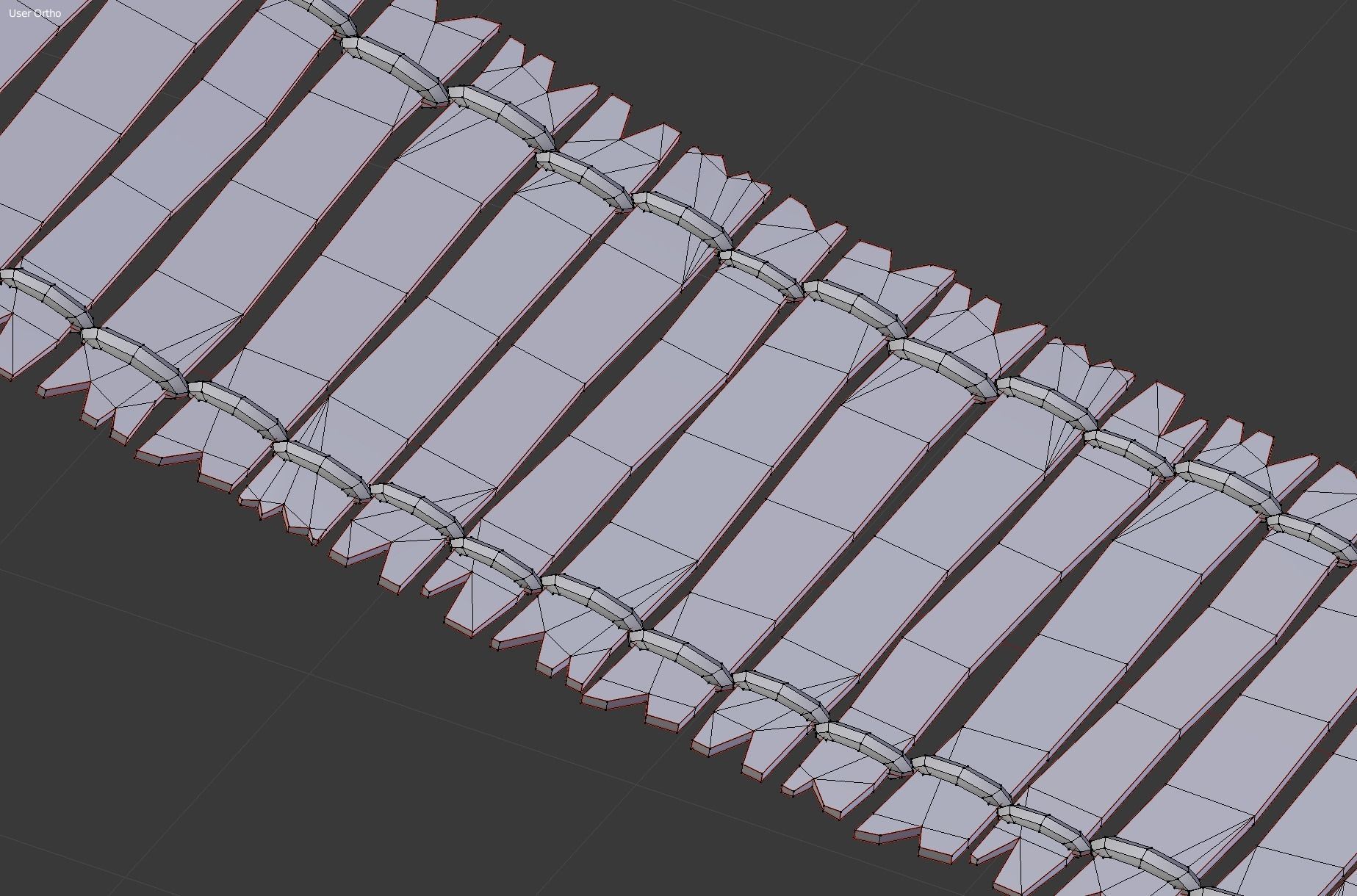 Rope bridge Low-poly 3D model_11