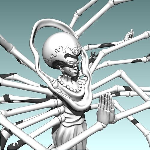 Isaac Netero 100-Type Guanyin Bodhisattva  3D print model