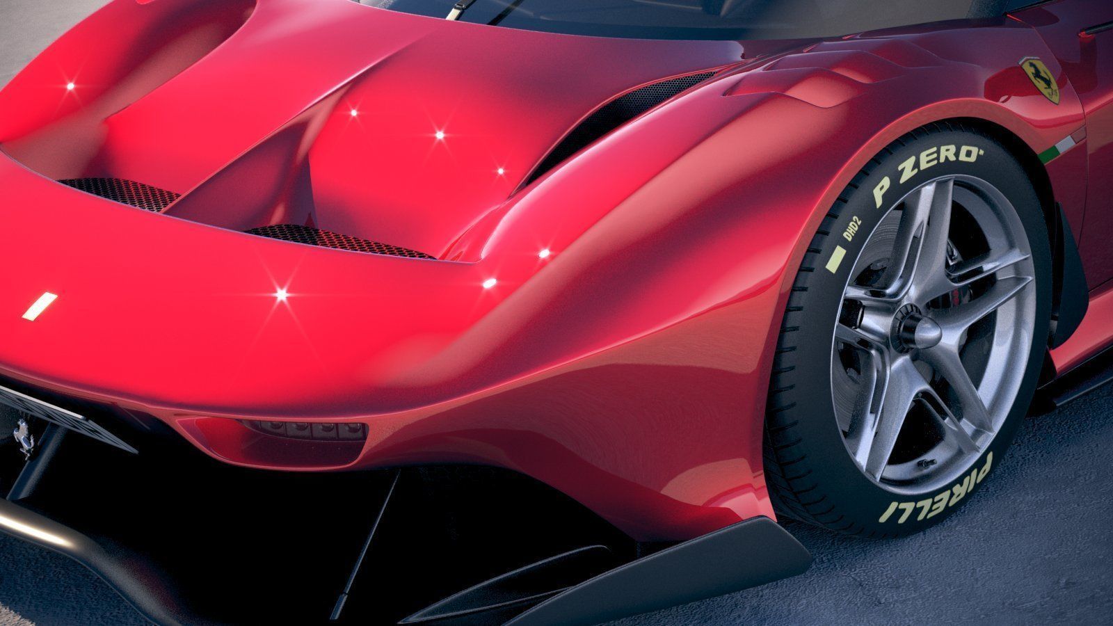 Ferrari P80C 2019 3D model_2