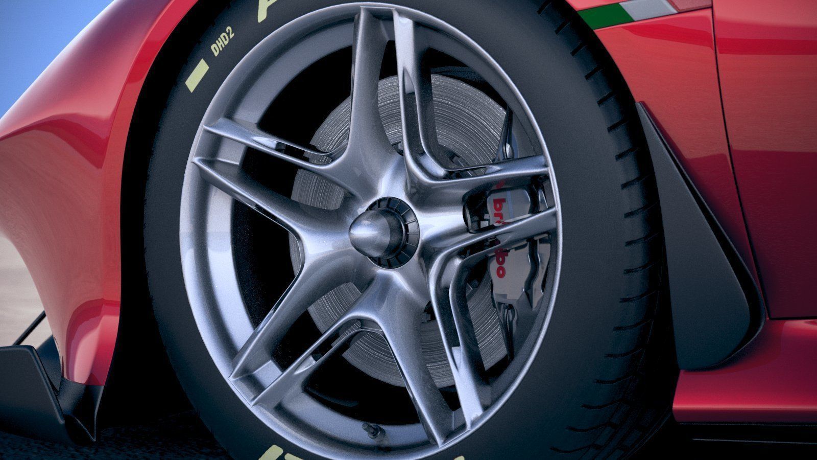 Ferrari P80C 2019 3D model_14