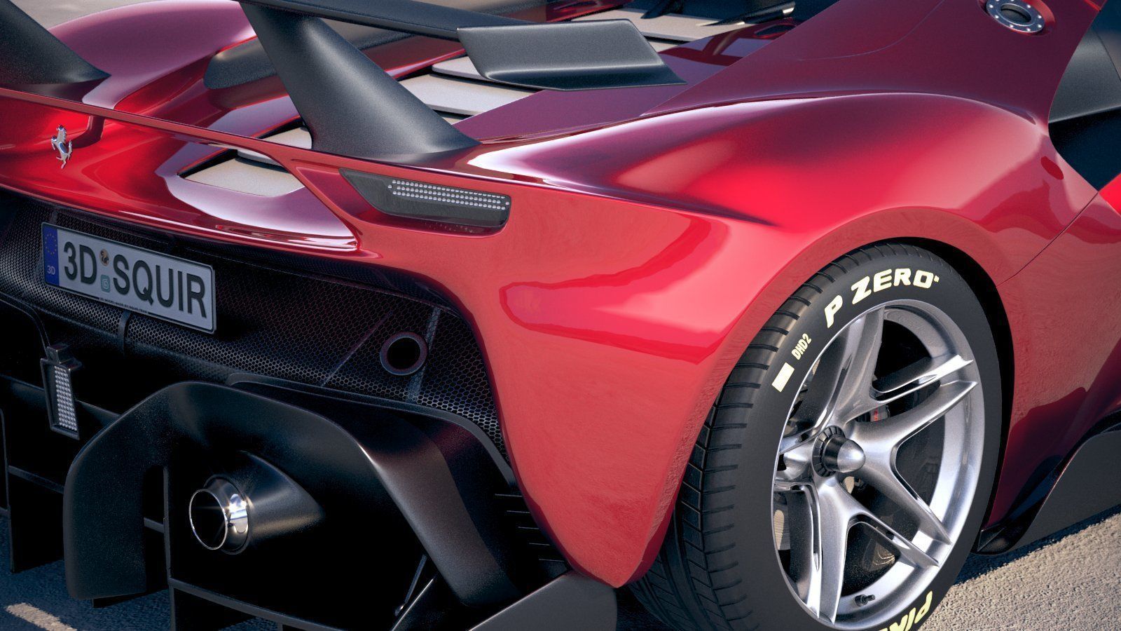 Ferrari P80C 2019 3D model_3