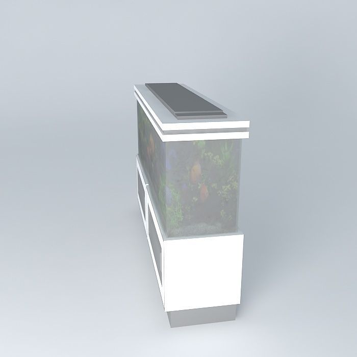 Aquarium fish tank Free 3D model_2