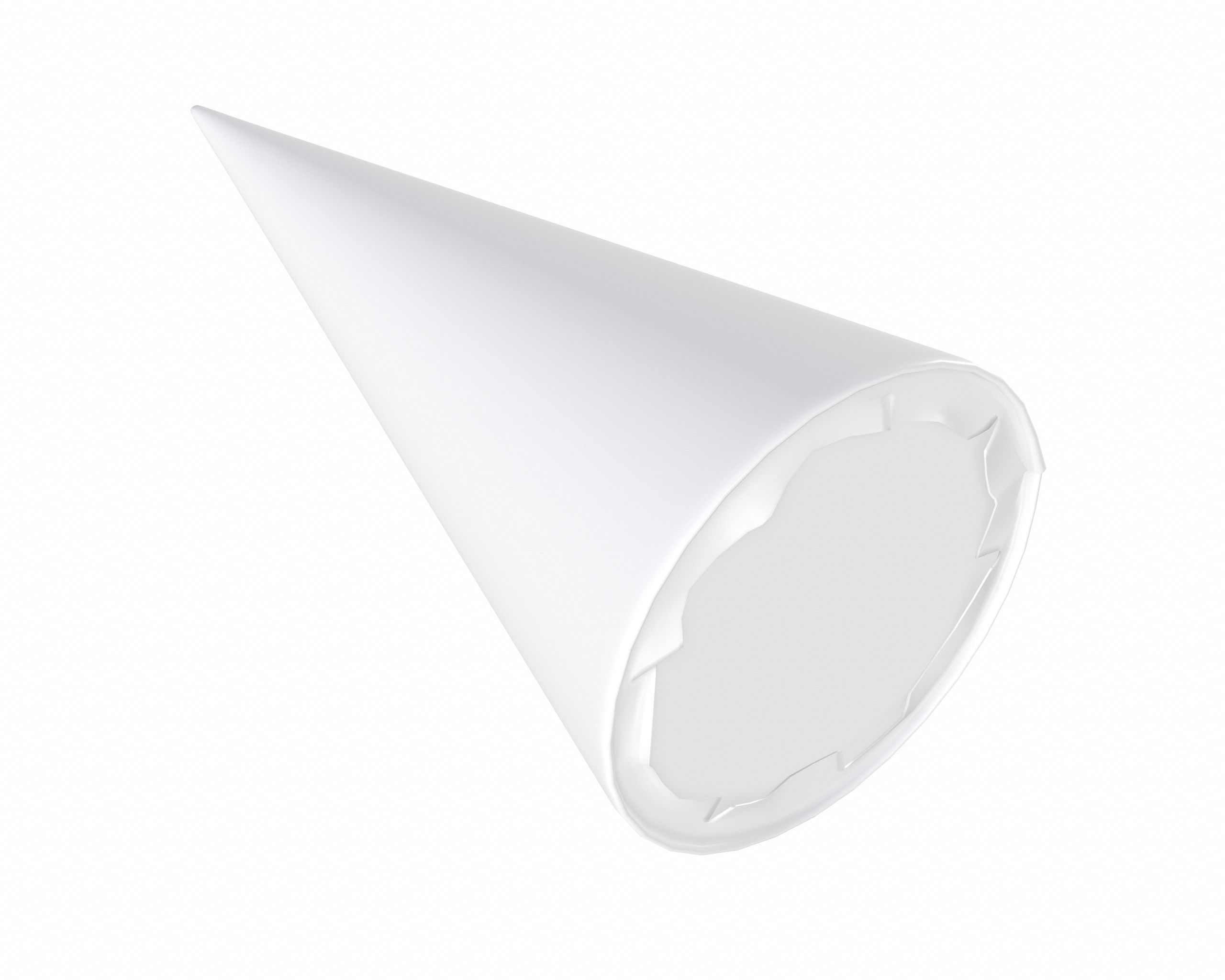 Ice cream cone package for mockup 3D model_3