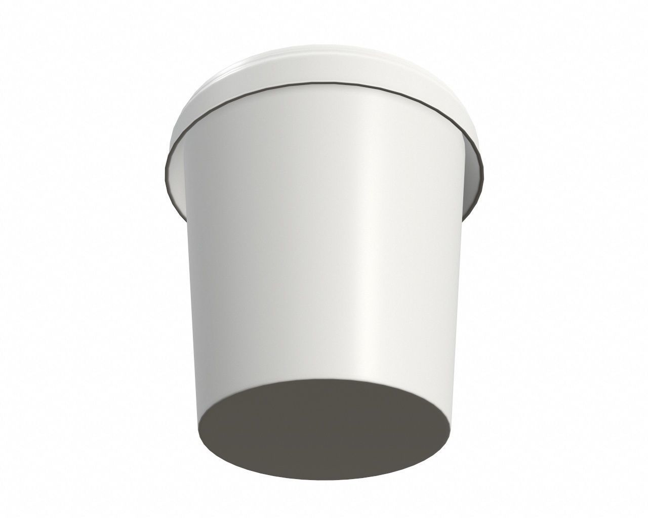 Ice cream in paper package for mockup closed 3D model_3