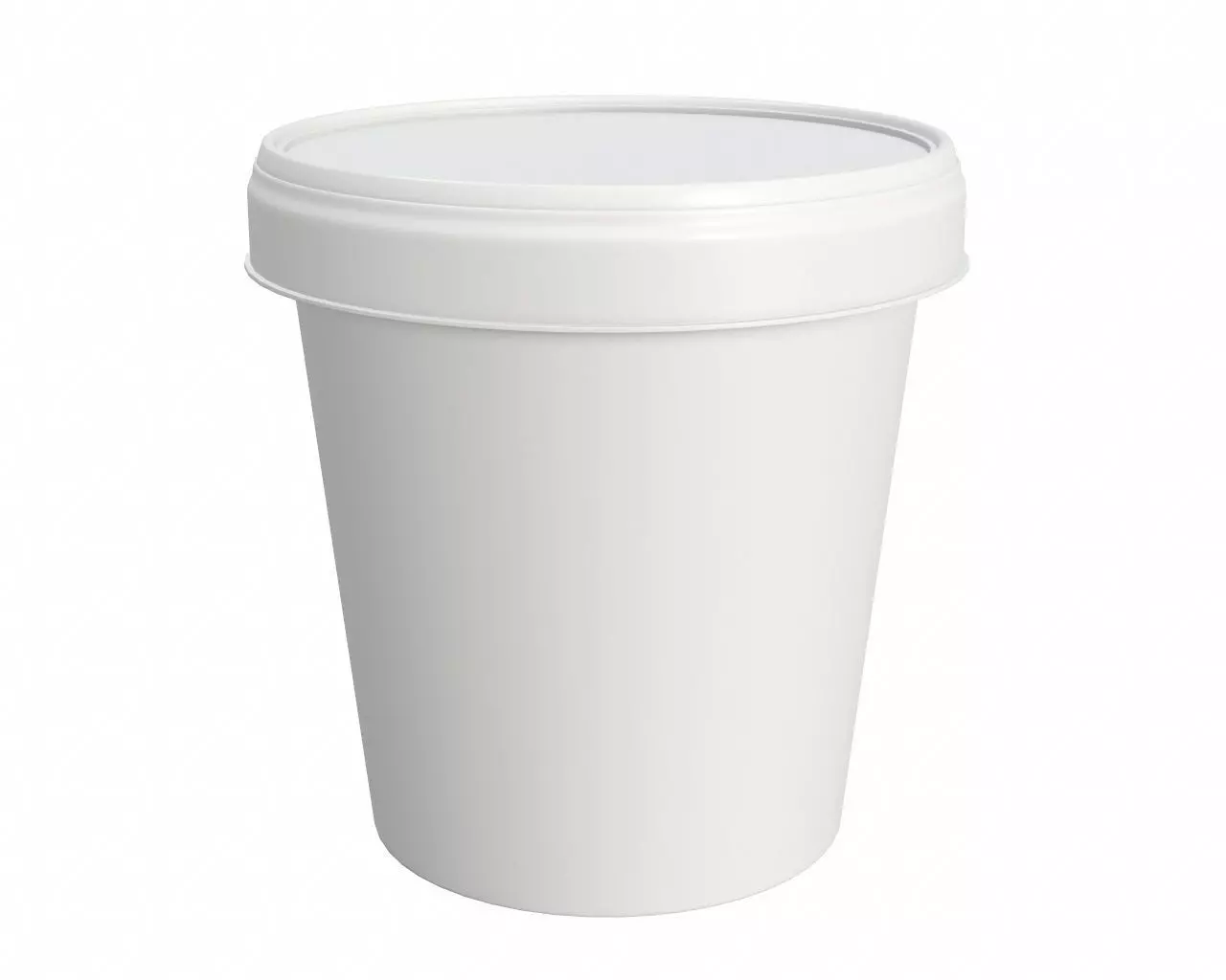 Ice cream in paper package for mockup closed 3D model_0