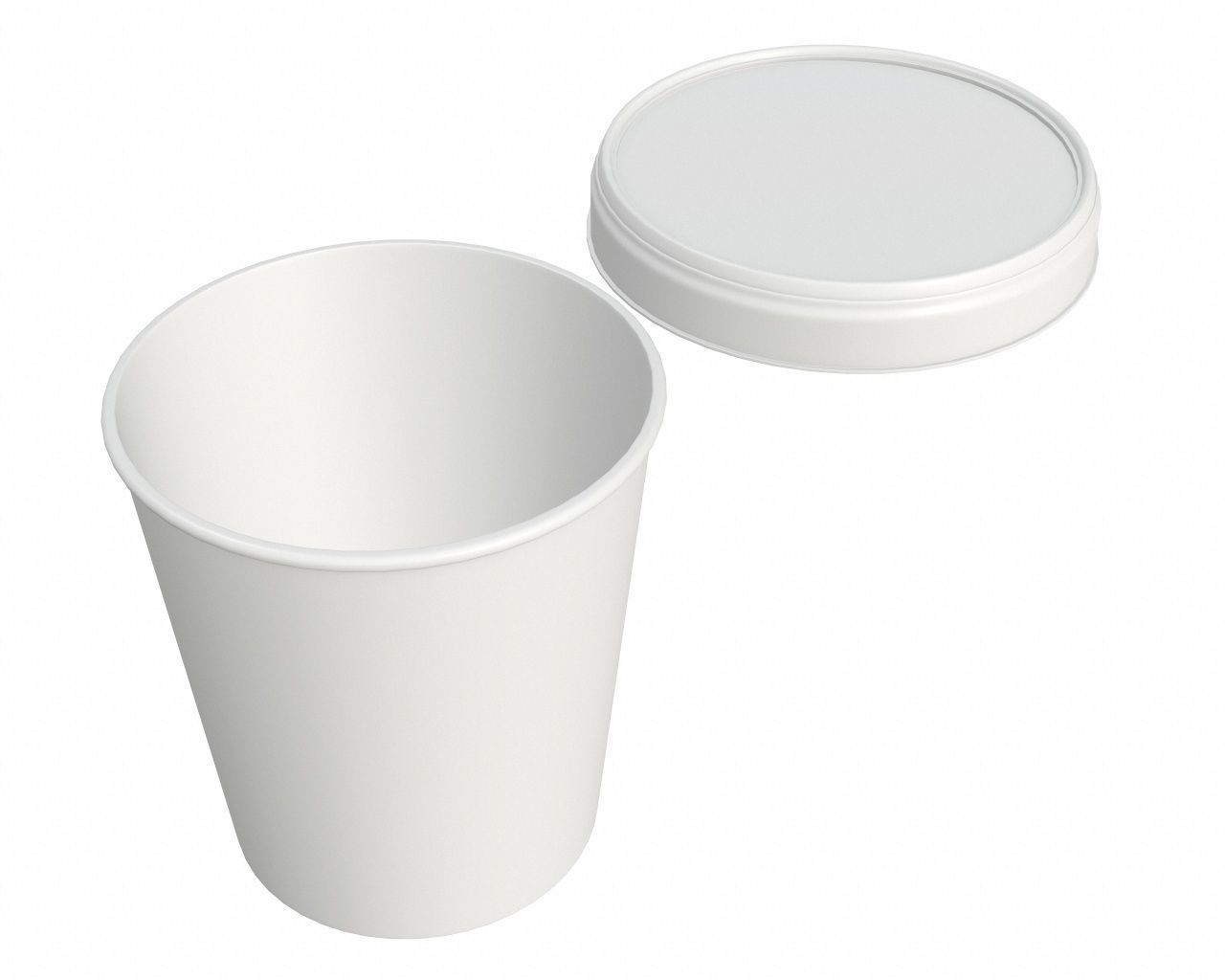 Ice cream in paper package for mockup closed 3D model_4