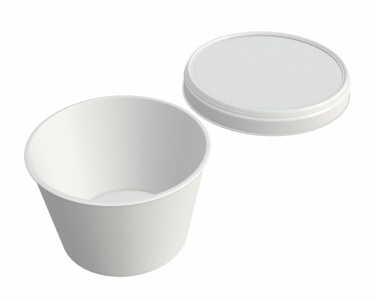 Ice cream in paper package for mockup closed 3 3D model_4