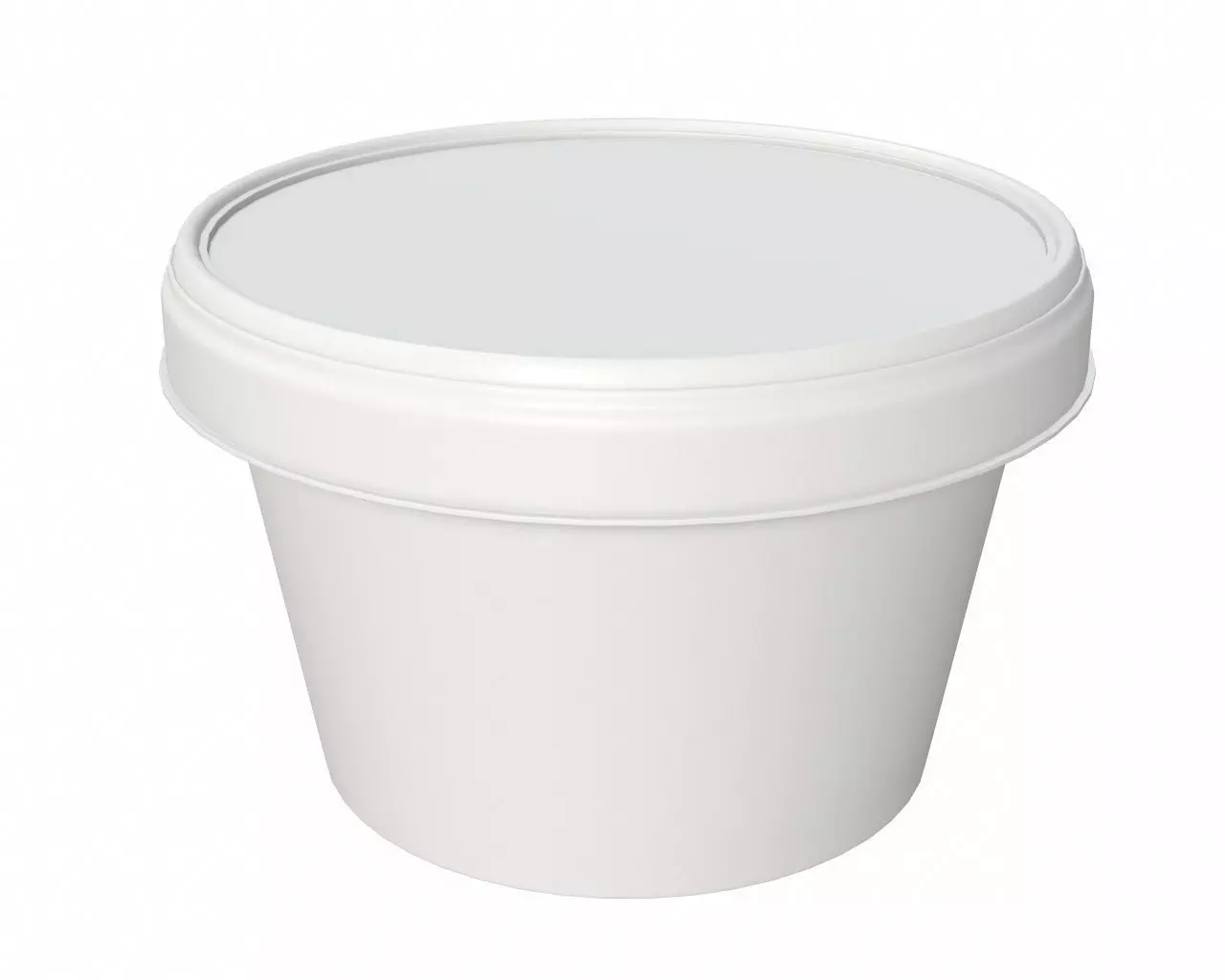 Ice cream in paper package for mockup closed 3 3D model_0