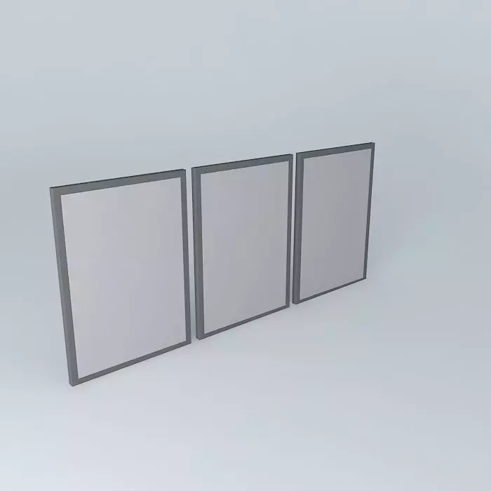 Bands panels - ROCK Free 3D model