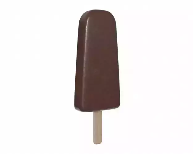 Ice cream on stick 02 3D model