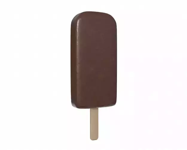 Ice cream on stick 03 3D model