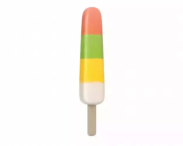 Ice cream on stick 09 3D model