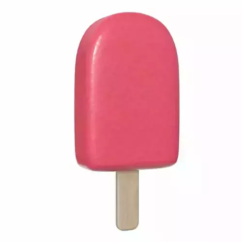 Ice cream on stick 10 3D model