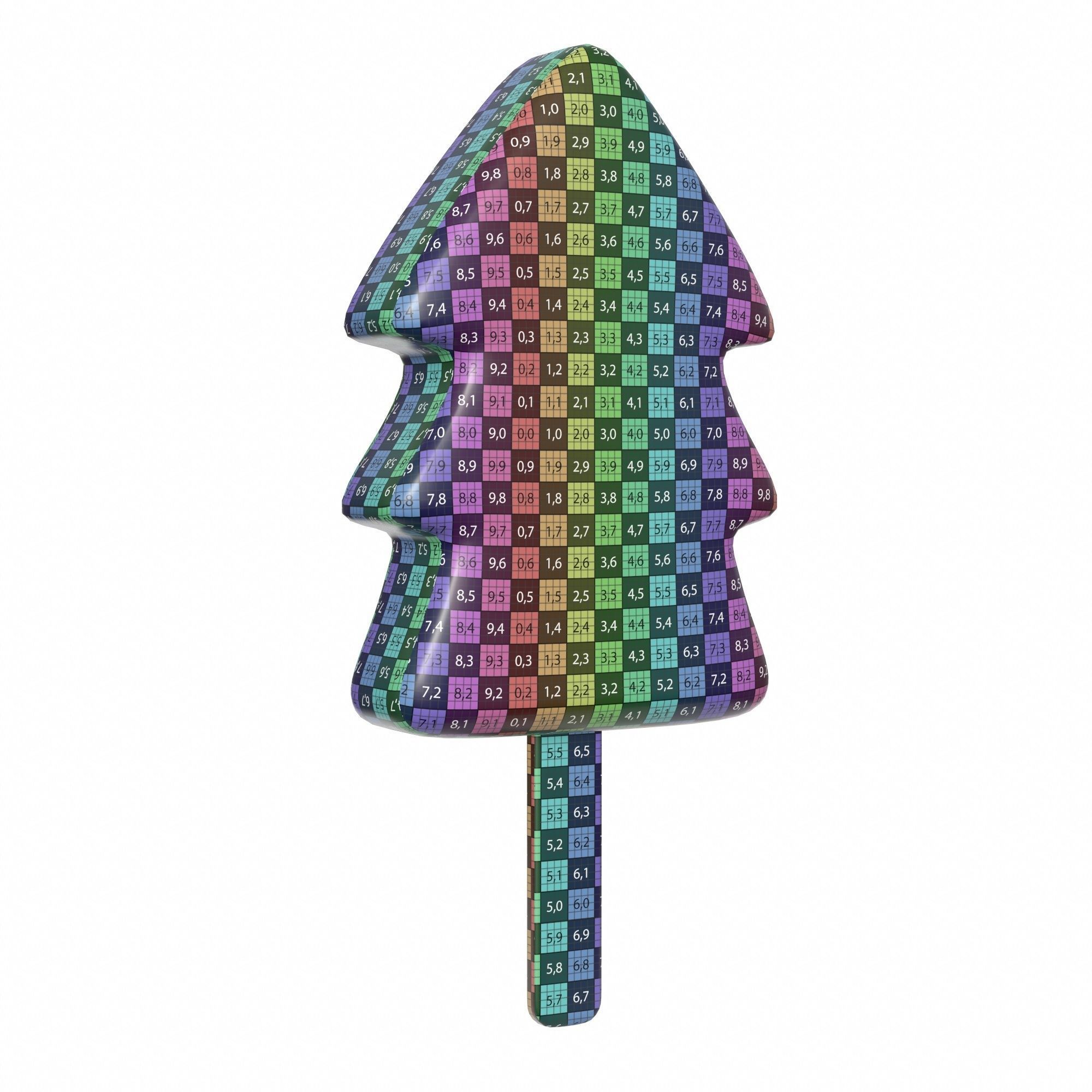 Ice cream on stick 12 3D model_6